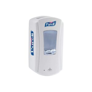 DISPENSADOR PLASTICO PURELL BLANCO LTX-12 ALCOHOL SANITIZANTE (1,200 ML)