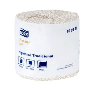 Fardo de 24 rollos de Papel Higiénico Convencional Premium Tork 360 HD