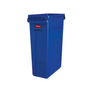 Basurero 23 Galones sin Tapa SLIM JIM Azul