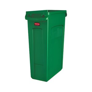 Basurero sin Tapa Verde - Estilo SLIM JIM de 23 Galones