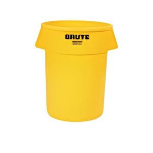 Basurero Brute de 32 Galones Amarillo
