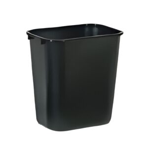 Basurero sin Tapa para Escritorio Negro, 27Lt.