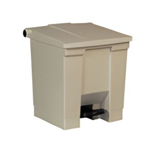 Contenedor Beige de Basura RB con Pedal Step On de 8Gal/30Lt