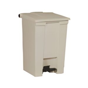 Contenedor Beige de Basura con Pedal Step On de 12Gal/45Lt