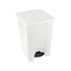 Contenedor Blanco de Basura con Pedal Step On de 12Gal/45Lt