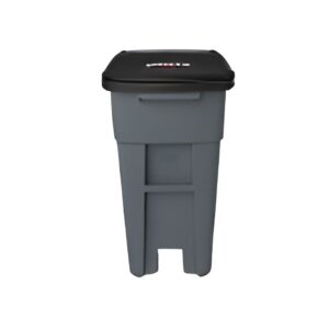 Basurero con Tapa / Ruedas de 360 Lts. Gris