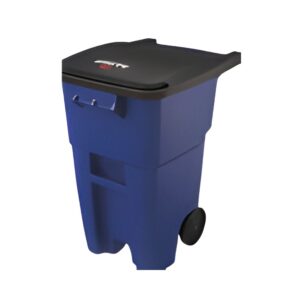 Basurero con Tapa / Ruedas 189.3 Litros Azul