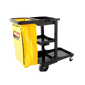 Carro de Limpieza con Bolsa Amarilla 116x55x97